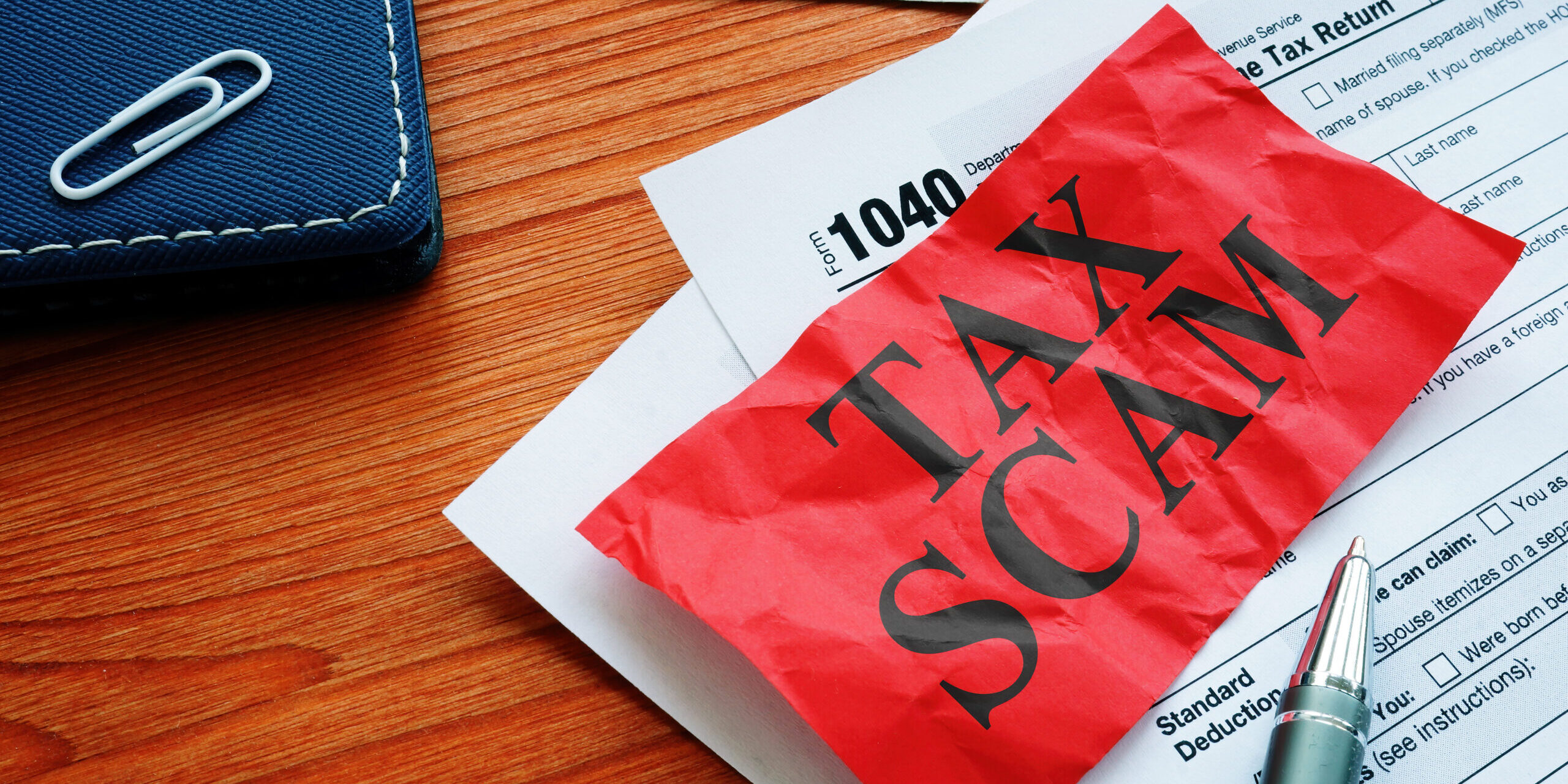 Irs,Tax,Scam,Phrase,And,Empty,Forms.