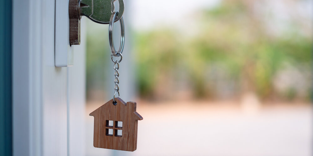 The,Landlord,Opened,The,Door,With,A,Pending,Key.,Home