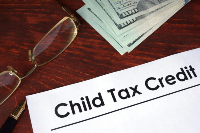 Child,Tax,Credit,Written,On,A,Paper.