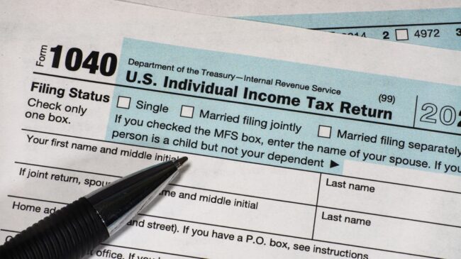 A,Close,Up,Of,Upper,Left,Corner,Of,Irs,Form